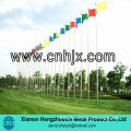 flying banners with stainless steel flag poles